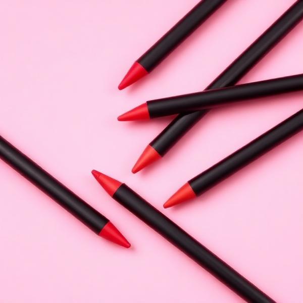 Makeup Matte Lip Liner 6 Colors — Discoloration Resistant Pencil